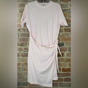 Vince Women's Short Sleeve Side Tie Dress (Large)